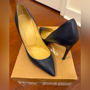 Christian Louboutin Pigalle Lamb Navy